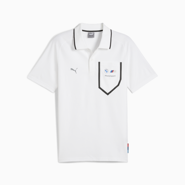BMW M Motorsport Polo Men, PUMA White, large-ZAF