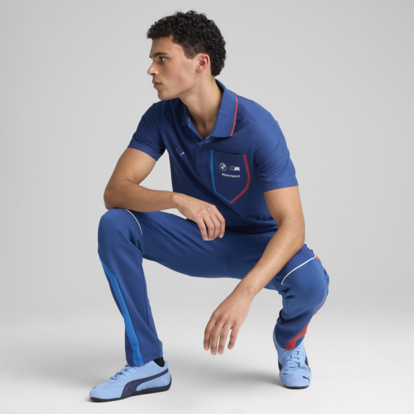 BMW M Motorsport Polo Men, Pro Blue-M Color, large-ZAF
