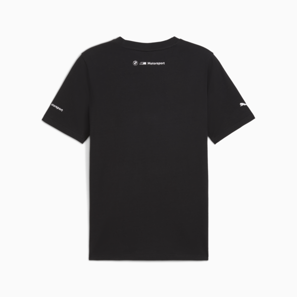 BMW M Motorsport Essentials Graphic Tee Men, PUMA Black, large-MEX