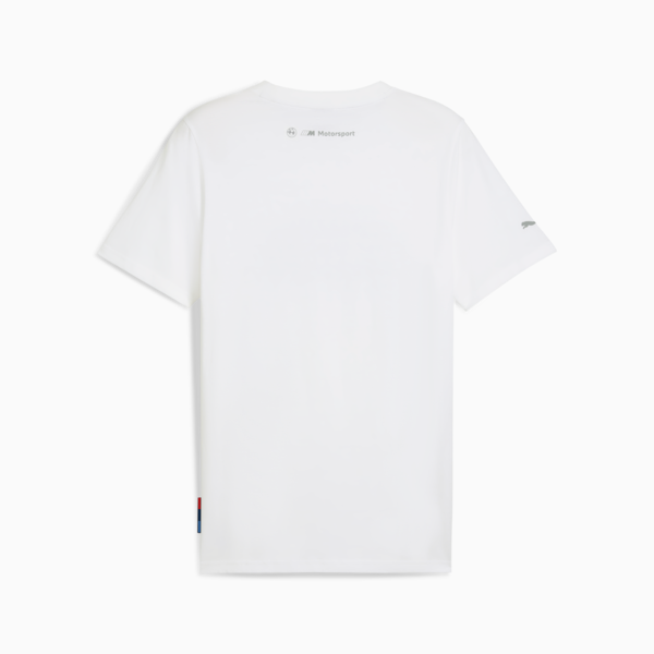 BMW M Motorsport Essentials Graphic Tee Men, PUMA White, large-ZAF