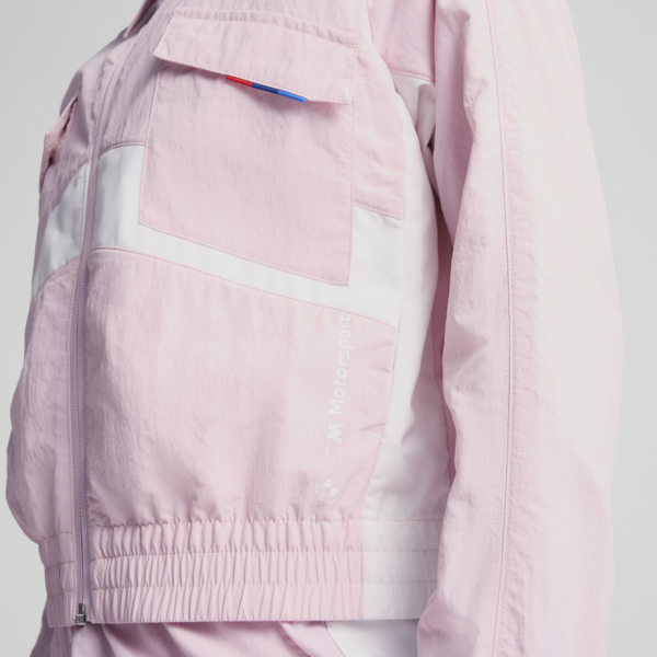 BMW M Motorsport Woven Jacket Women, Rose Mauve, large-ZAF