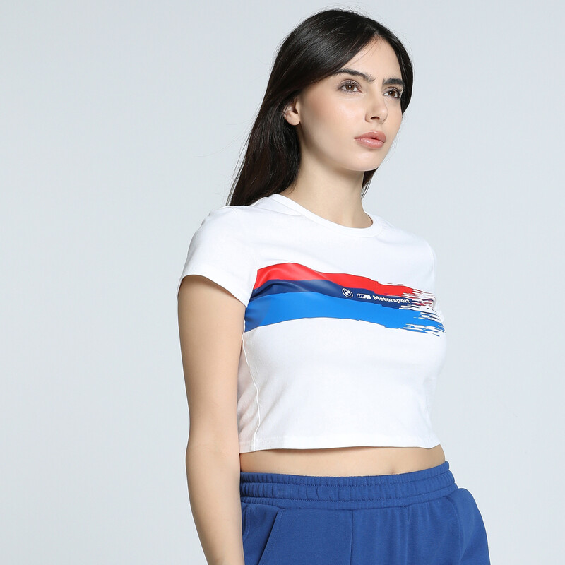 

Women's PUMA BMW M Motorsport Graphic Crop Tee