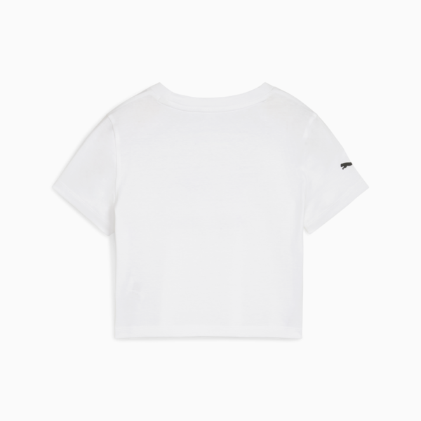 BMW M Motorsport Graphic Baby Tee Women, PUMA White, large-ZAF