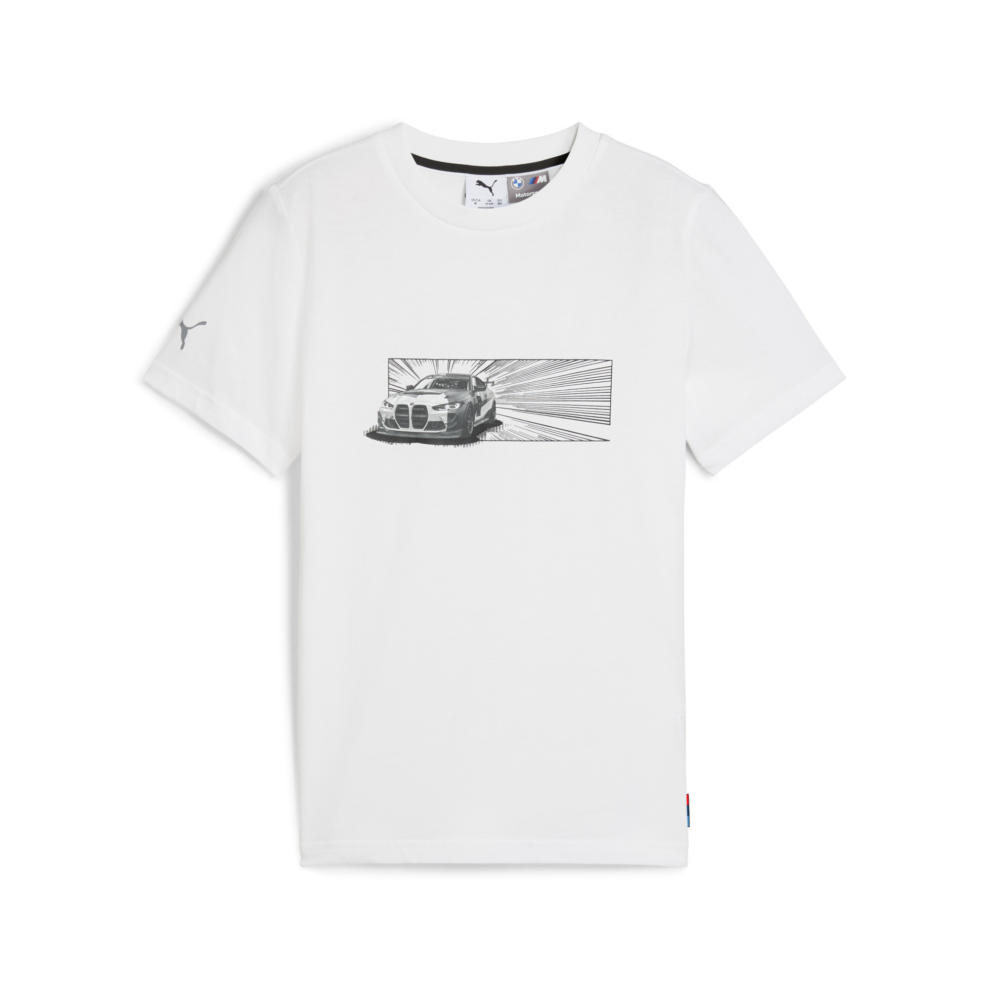 PUMA BMW MOTORSPORT CAR GRAPHIC BIG KIDS' T-SHIRT
