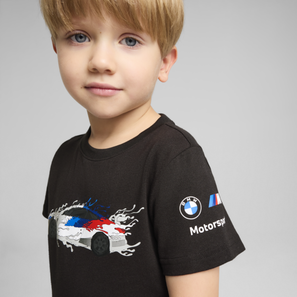 BMW M Motorsport Tee Kids, PUMA Black, large-ZAF
