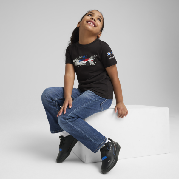 BMW M Motorsport Tee Kids, PUMA Black, large-ZAF