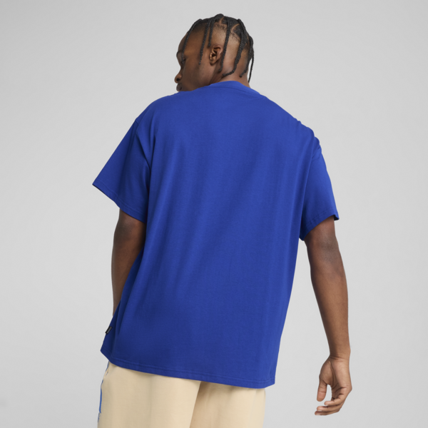 Camiseta de basquet Ancient Roars para hombre, Vivid Blue, large-ARG
