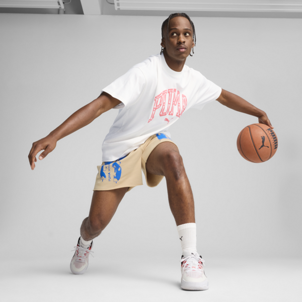Remera de básquet The First Buckets para hombre, PUMA White, large-ARG