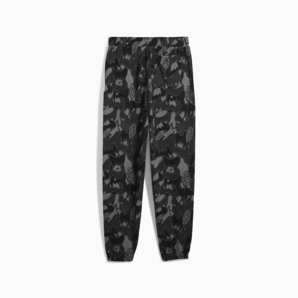 Dress Code Camo Basketball Sweatpants Men, PUMA Black-AOP, large-MEX