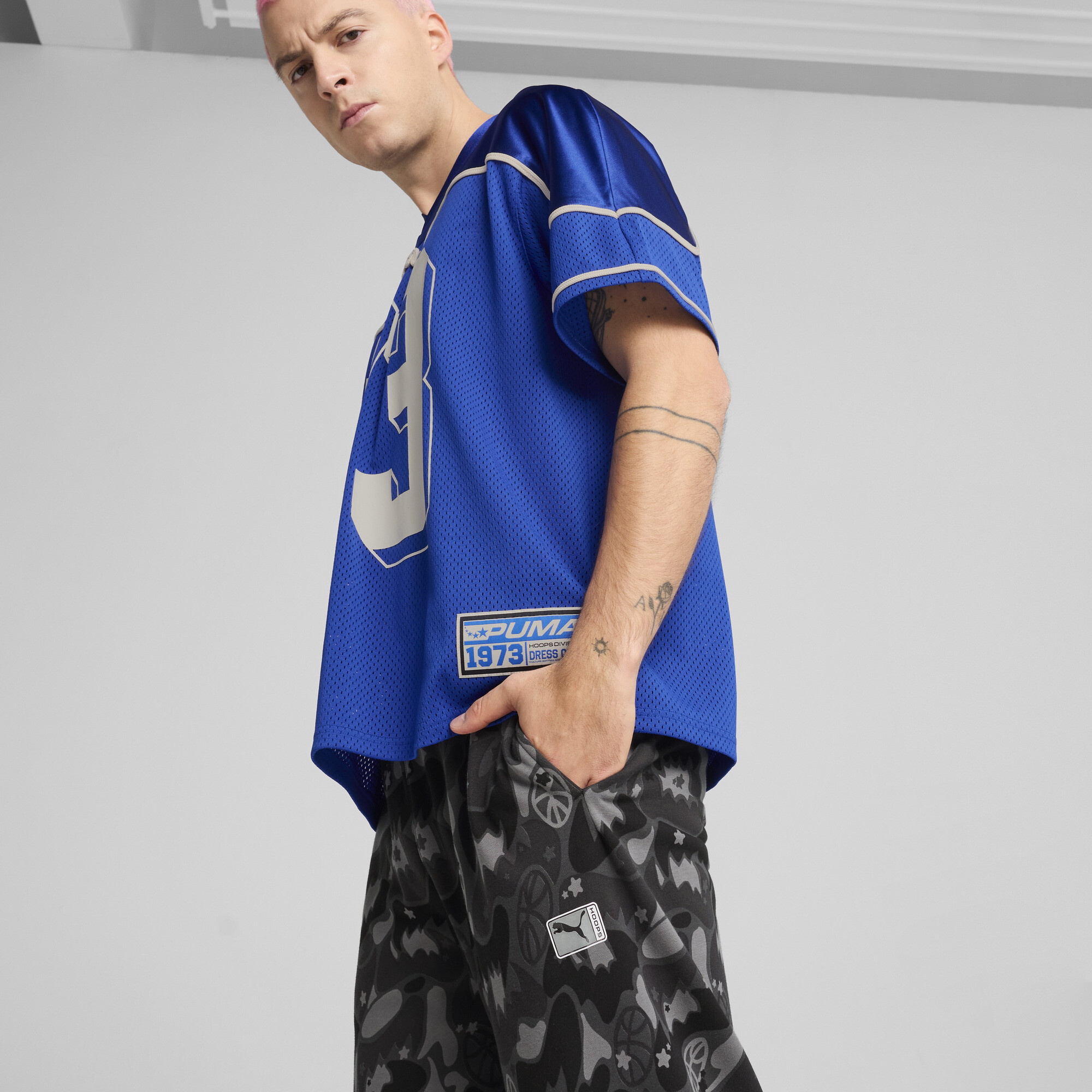 PUMA Dress Code Camo basketbaljoggingbroek voor Dames, Zwart