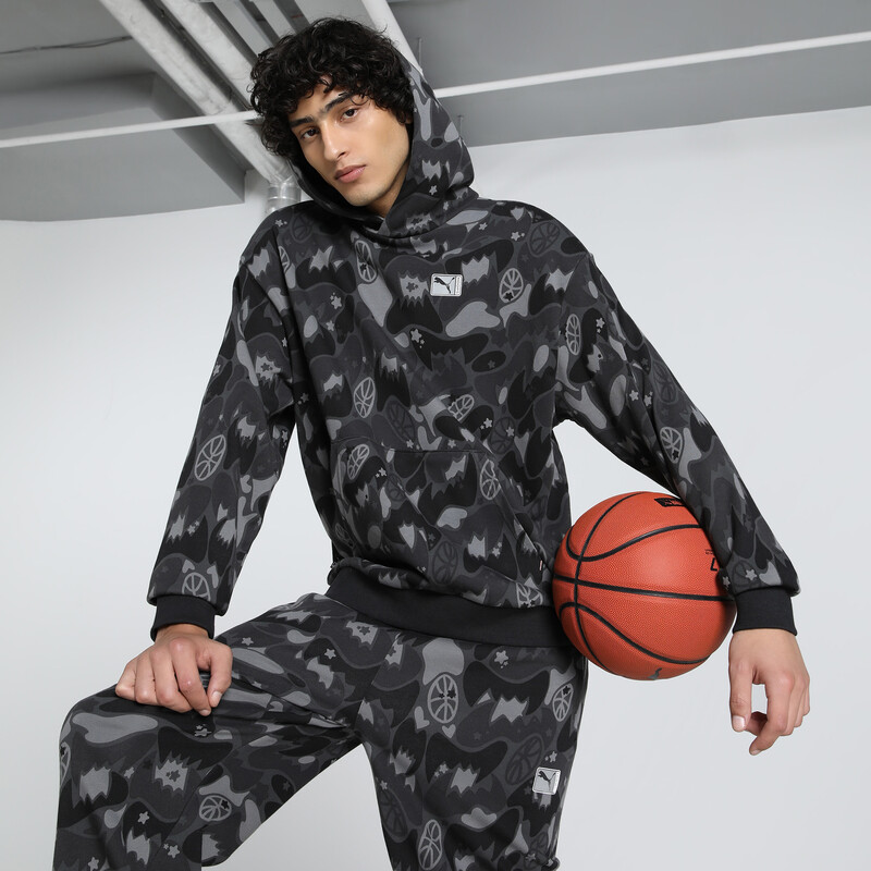 Men's PUMA Dress Code Camo Oversized Basketball Hoodie