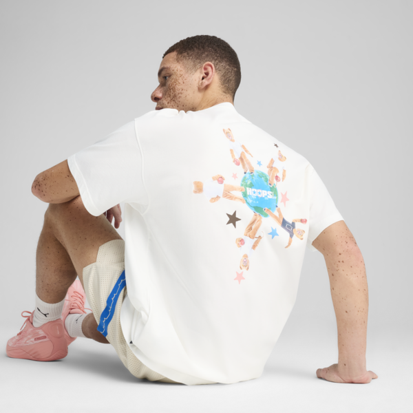 Remera Spicy Dylan para hombre, PUMA White, large-ARG