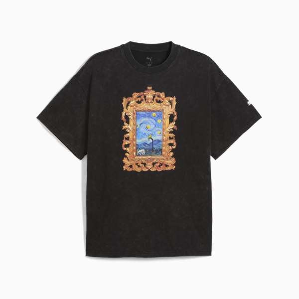 Remera de básquet Dylan Exhibit para hombre, PUMA Black, large-ARG
