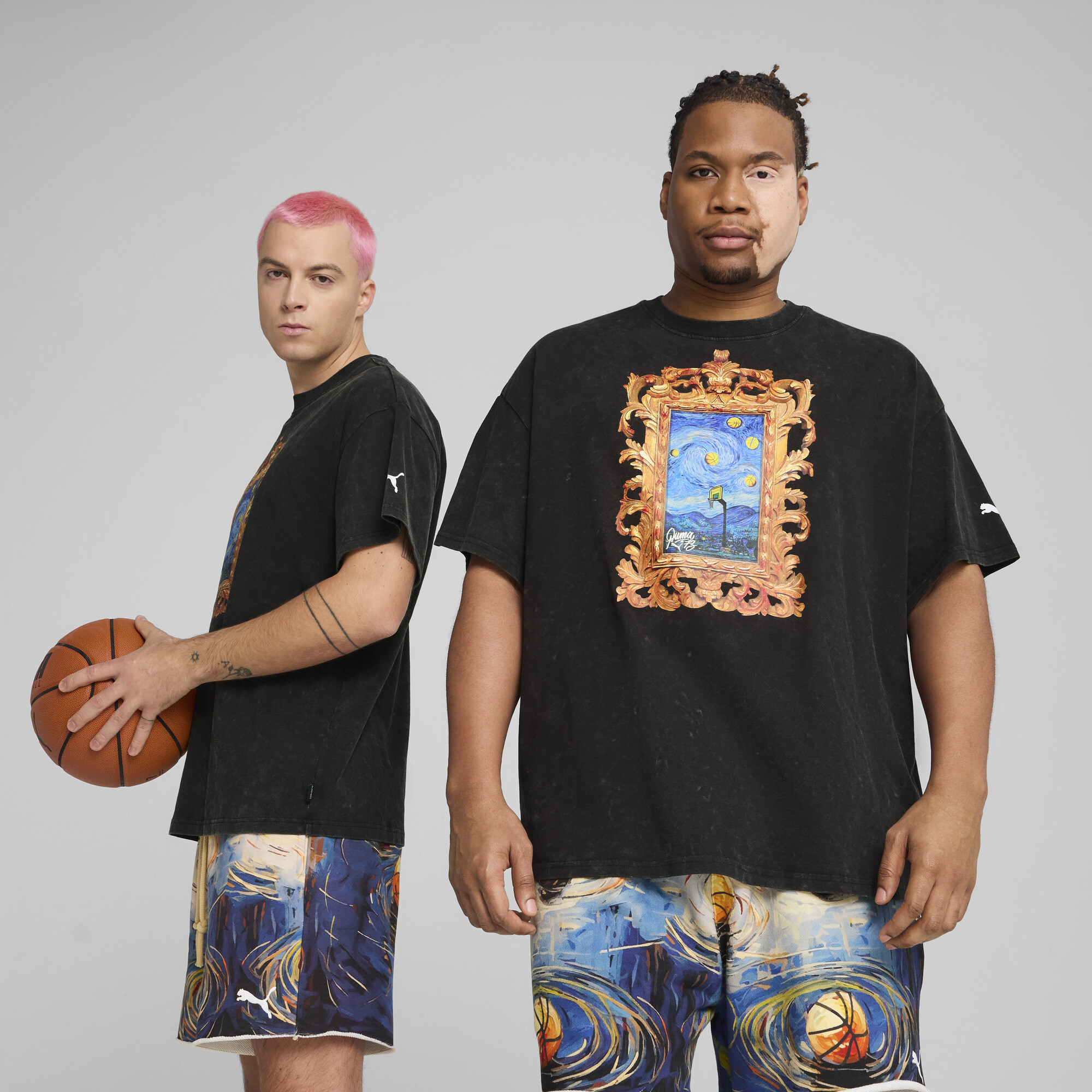 Dylan EXHIBIT Erkek Basketbol Tişörtü | Siyah | Puma | Sku