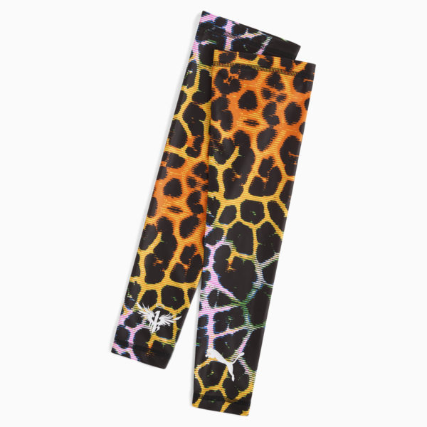 Melo Alien Skins Basketball Arm Sleeves Men, PUMA Black-AOP, large-ZAF