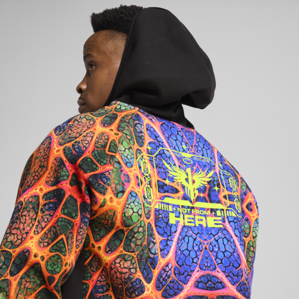 Melo Alien Skins Dime Basketball Jacket Men, PUMA Black-AOP, large-ZAF