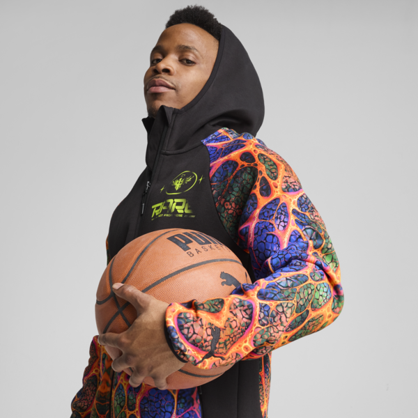Melo Alien Skins Dime Basketball Jacket Men, PUMA Black-AOP, large-ZAF