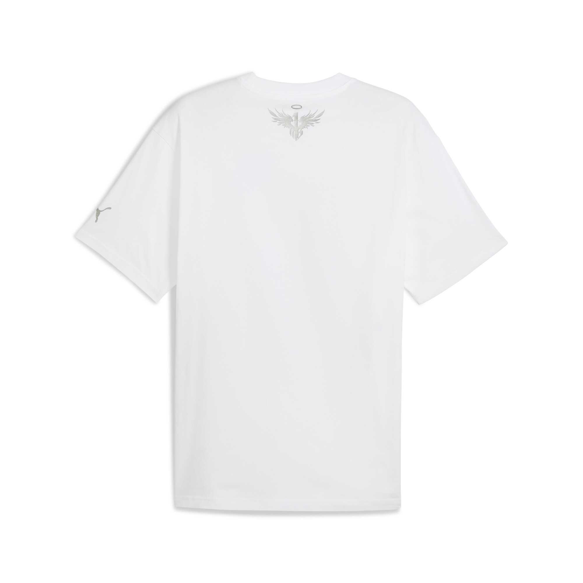 PUMA Melo Alien Skins basketbalshirt voor Heren, Wit, Maat XXL thumbnail 2