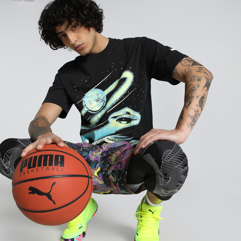 

Men's PUMA Melo Alien Skins Oversized Basketball Tee
