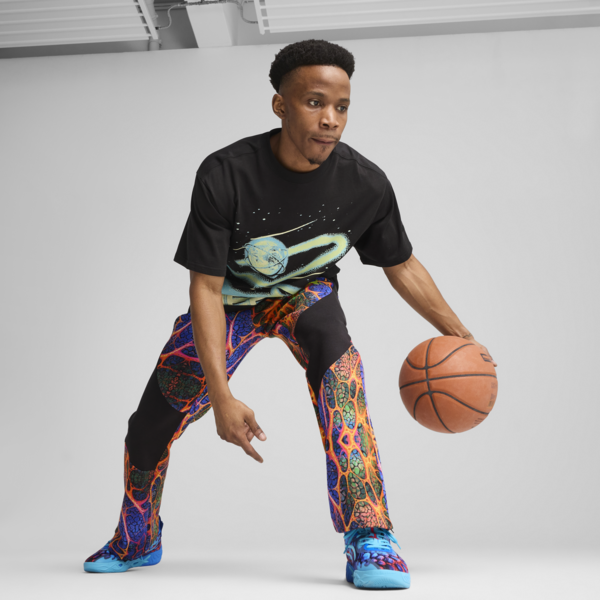 Melo Alien Skins Basketball Tee Men, PUMA Black, large-MEX