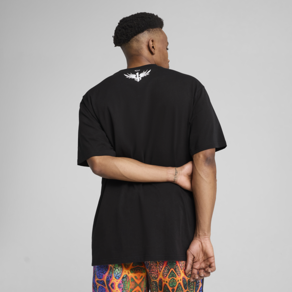 Melo Alien Skins Basketball Tee Men, PUMA Black, large-MEX