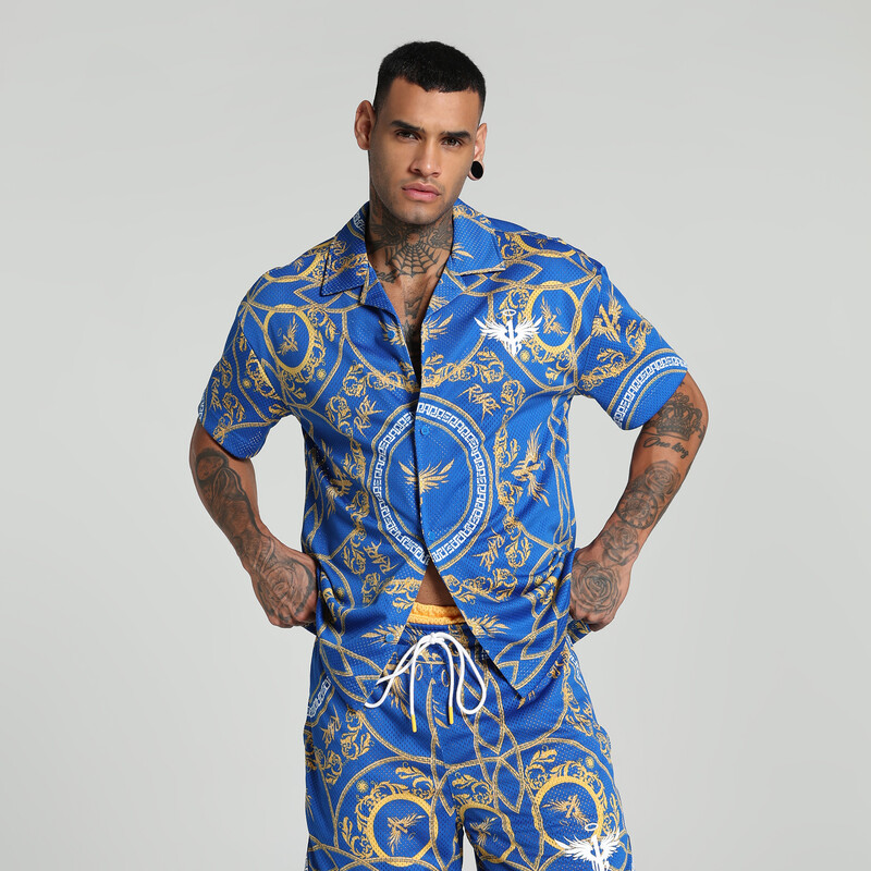 

Men's PUMA Melo Golden Relaxed Fit Basketball Shirt