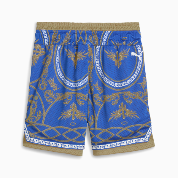Shorts de básquet Golden para hombre, PUMA Team Royal-AOP, large-ARG