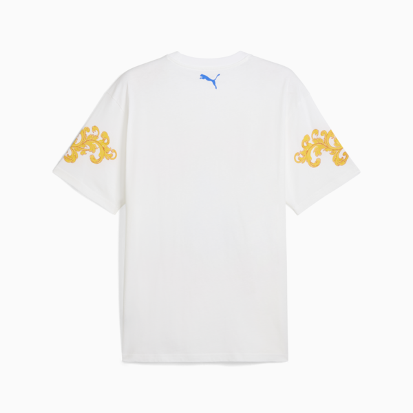 Playera de básquet Melo dorada para hombre, PUMA White, large-MEX