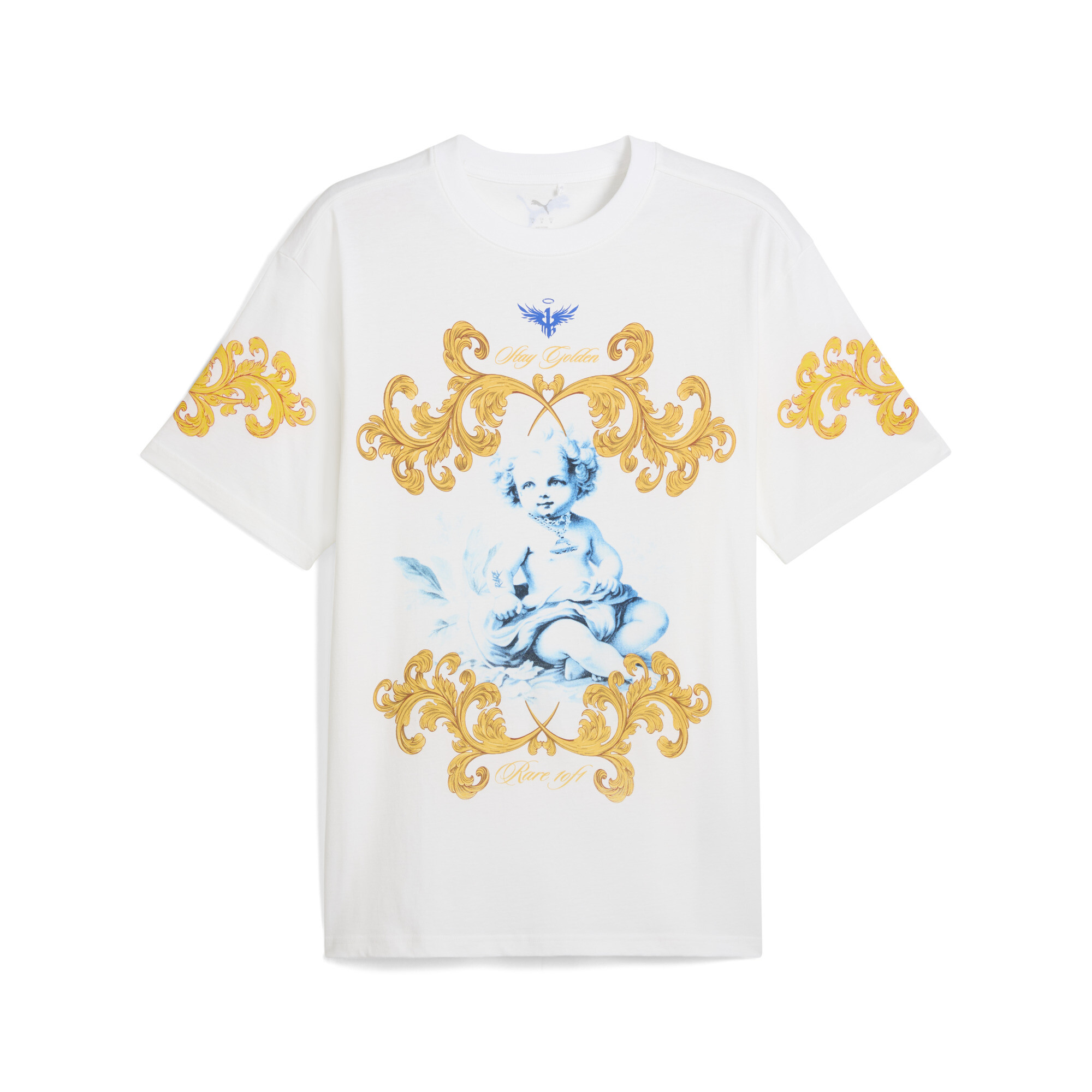 メンズ バスケットボール MELO ゴールデン 半袖 Tシャツ I