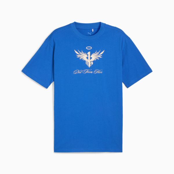 Playera de básquet Melo dorada para hombre, PUMA Team Royal, large-MEX