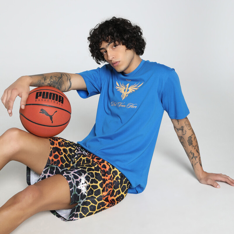 

Men's PUMA Melo Golden Oversized Basketball Tee