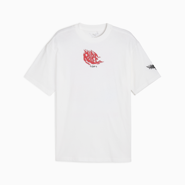 Playera de básquet Melo Phoenix II para hombre, PUMA White, large-MEX