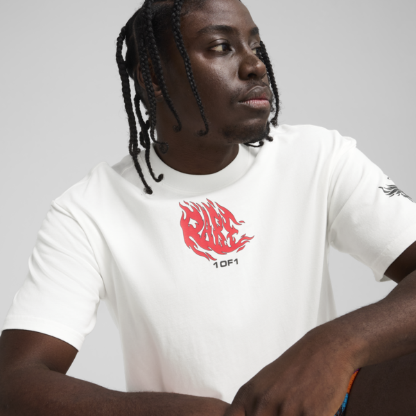 Playera de básquet Melo Phoenix II para hombre, PUMA White, large-MEX