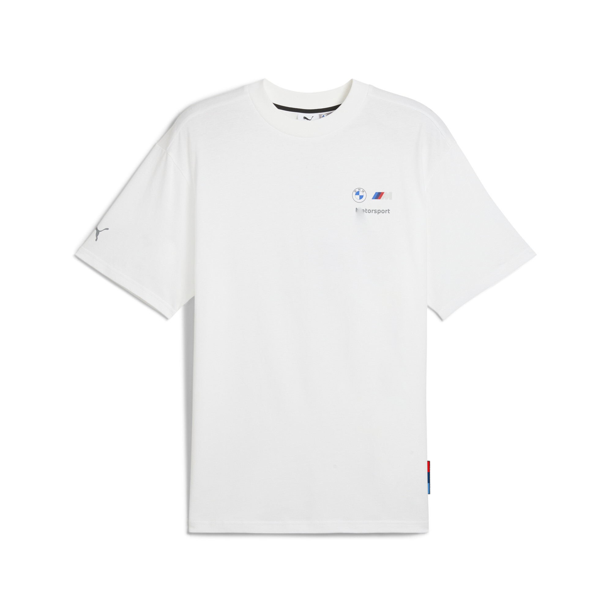 PUMA BMW M Motorsport Stacked Crew Neck Short Sleeve T-Shirt