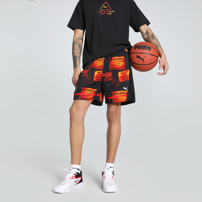 

Men's PUMA Scoot Caution All Jaws Basketball Shorts