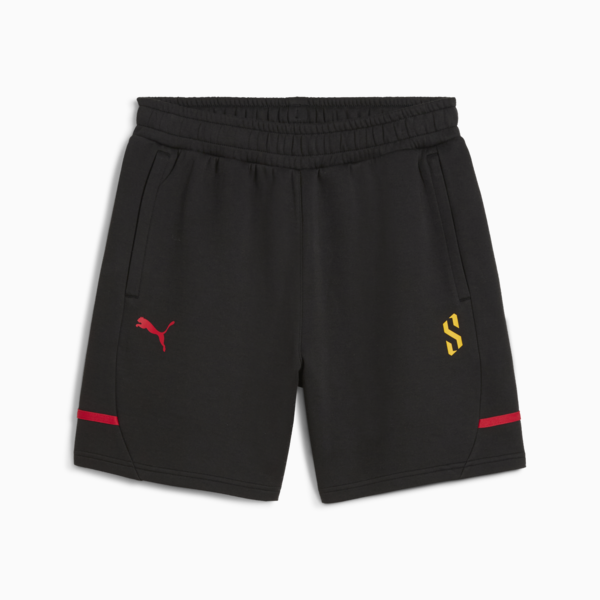 Shorts de básquet Caution Evostripe Cross para hombre, PUMA Black, large-MEX