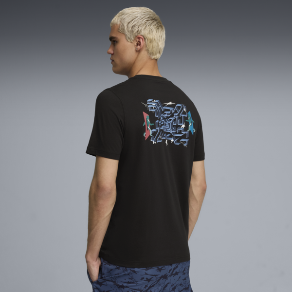 PUMA x SQUID GAME Tee Men, PUMA Black, large-ZAF