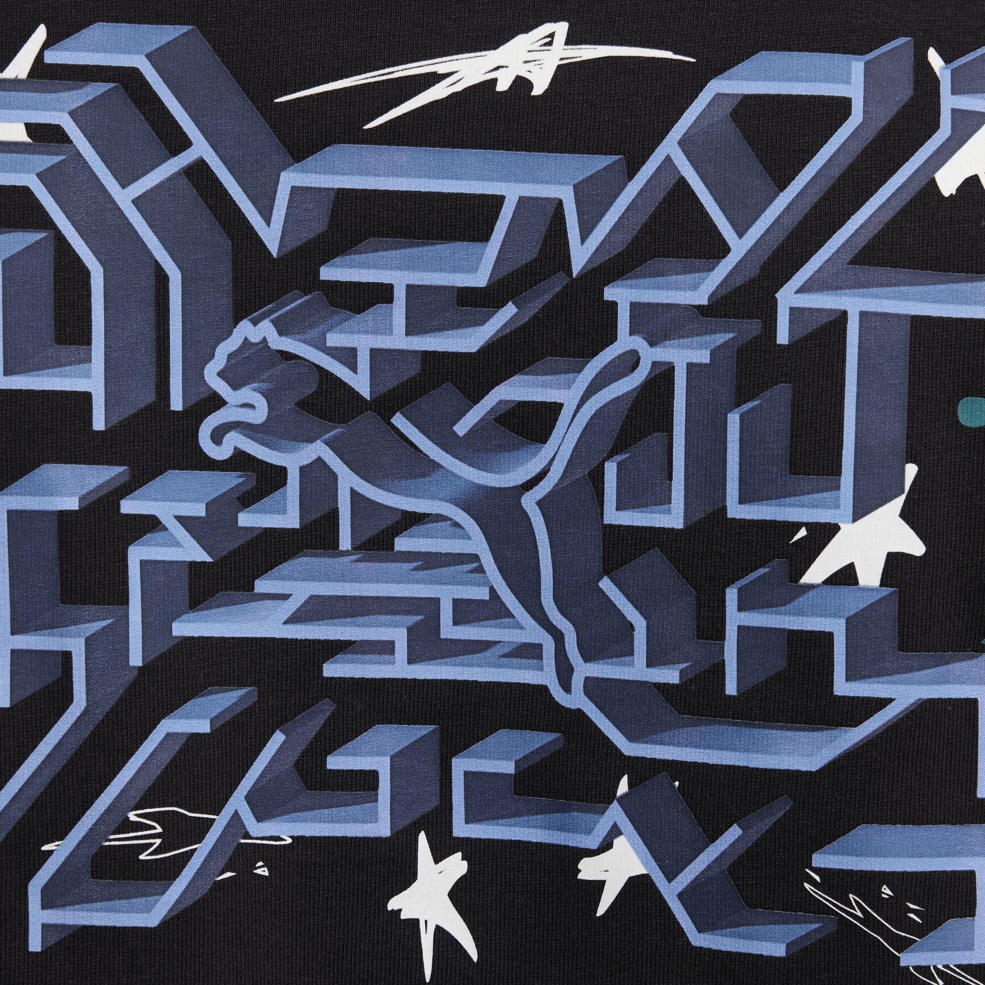 PUMA x SQUID GAME T-shirt voor Heren, Zwart, Maat XL thumbnail 4