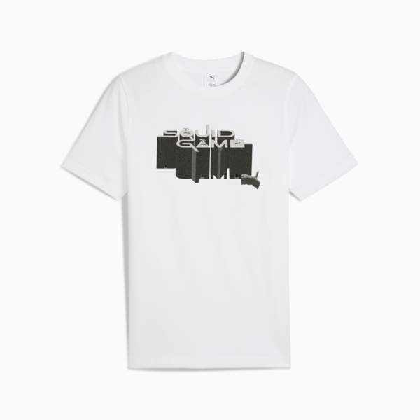 PUMA x SQUID GAME Tee Men, PUMA White, large-MEX