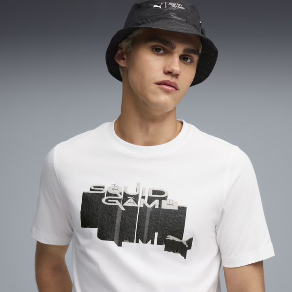 PUMA x SQUID GAME Tee Men, PUMA White, large-MEX