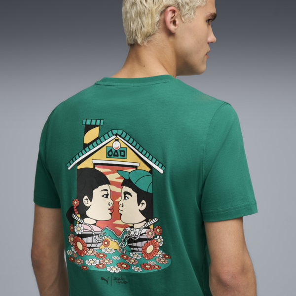 PUMA x SQUID GAME Tee Men, Wild Green, large-ZAF