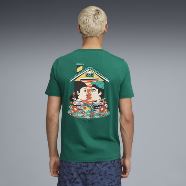 Playera PUMA x SQUID GAME para hombre, Wild Green, large-MEX