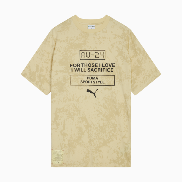 PUMA x DAVIDO Sacrifice Tee Men, Chamomile, large-ZAF