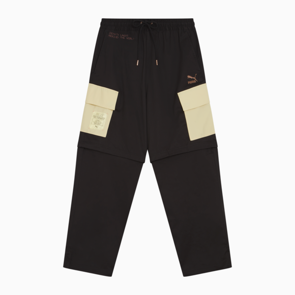 PUMA x DAVIDO Woven Cargo Pants Men, PUMA Black, large-ZAF