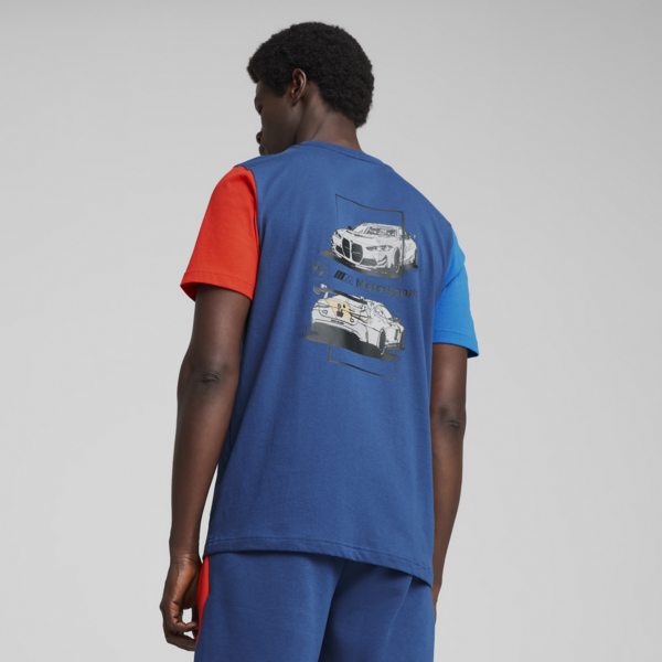 BMW M Motorsport Car Graphic Tee 2 Men, Pro Blue-M Color, large-ZAF