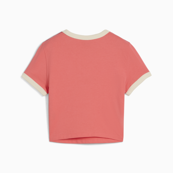 EQUAL LOVE CONFEDERATION Graphic Baby Tee Women, Peach Frost, large-MEX
