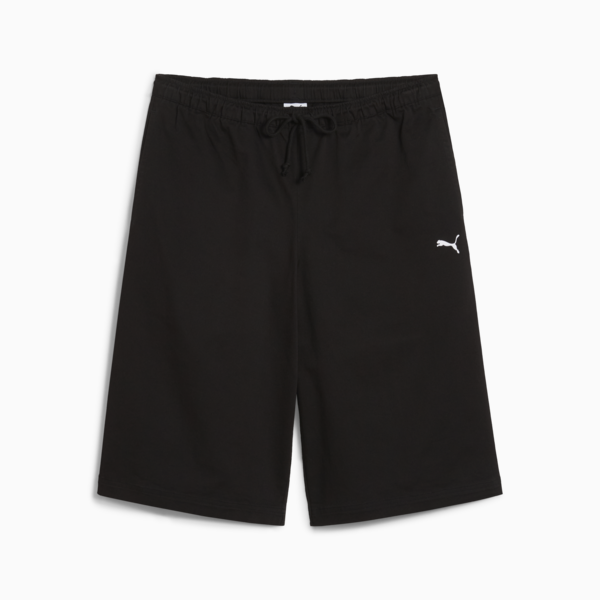 Wardrobe Essentials 14" Relaxed Woven Jorts Women, PUMA Black, large-ZAF