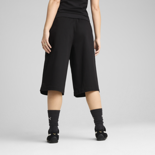 Wardrobe Essentials 14" Relaxed Woven Jorts Women, PUMA Black, large-ZAF