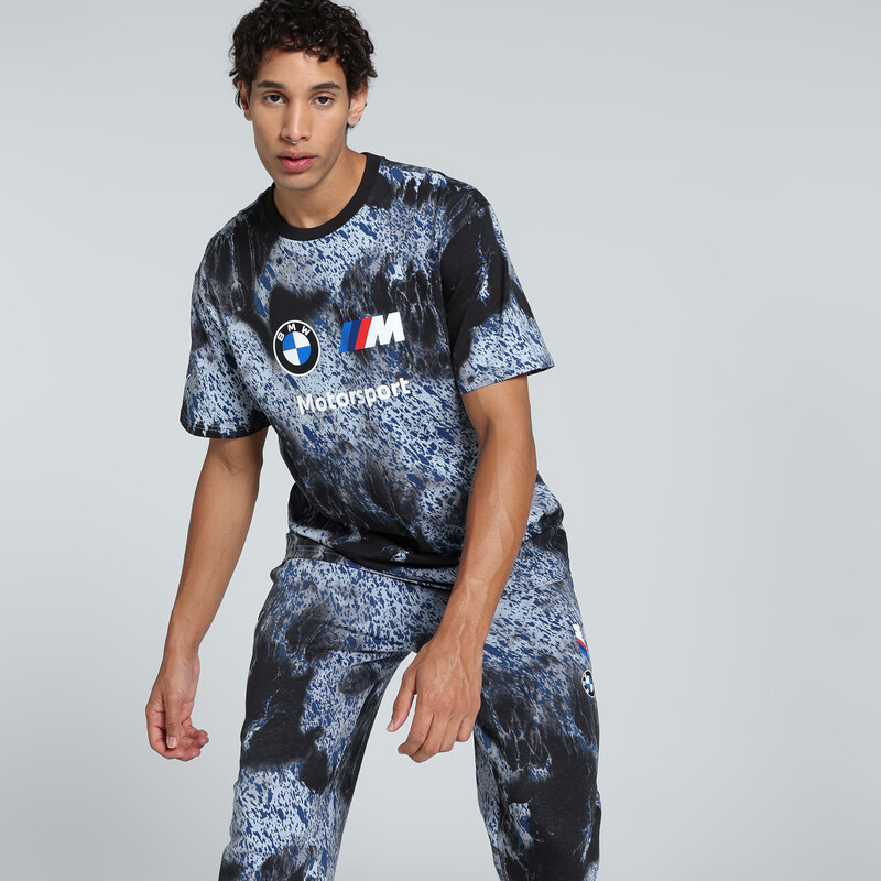 

Men's PUMA BMW M Motorsport Colour Splash All-over Print Tee