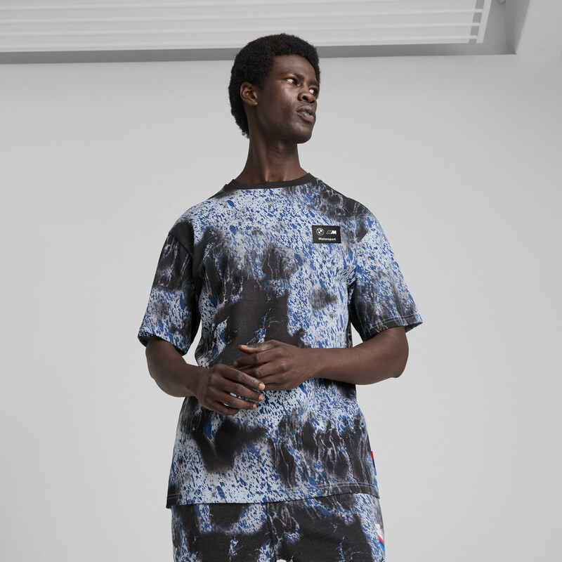 

Men's PUMA BMW M Motorsport Colour Splash All-over Print Tee